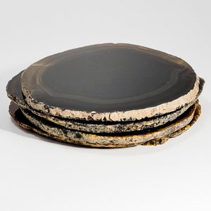 Agate Slice Coaster Set (4) - Natural Edge