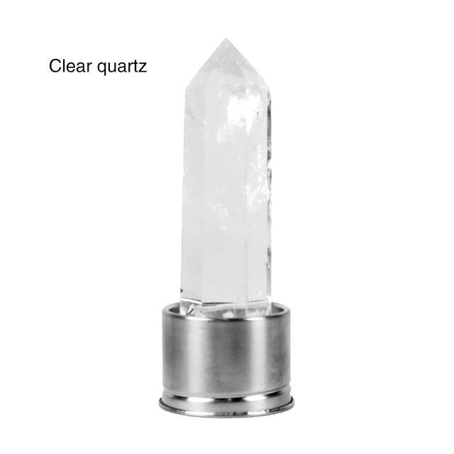 Crystal Point Glass Water Bottles